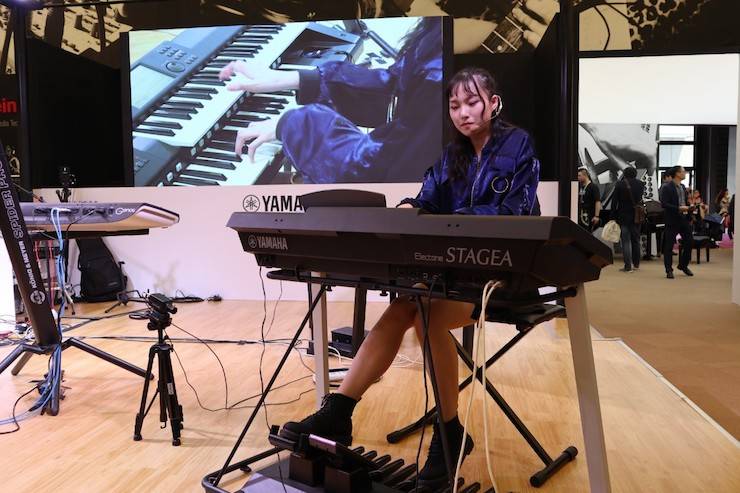 yl6809永利盛大亮相Music China 2018，呈现世界级乐器展体验